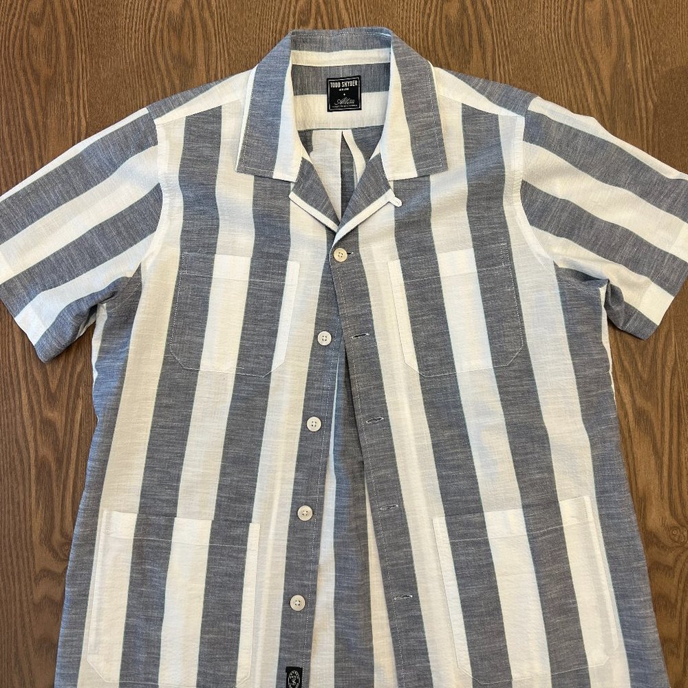 Todd Snyder Men's SS Button Up Size M
